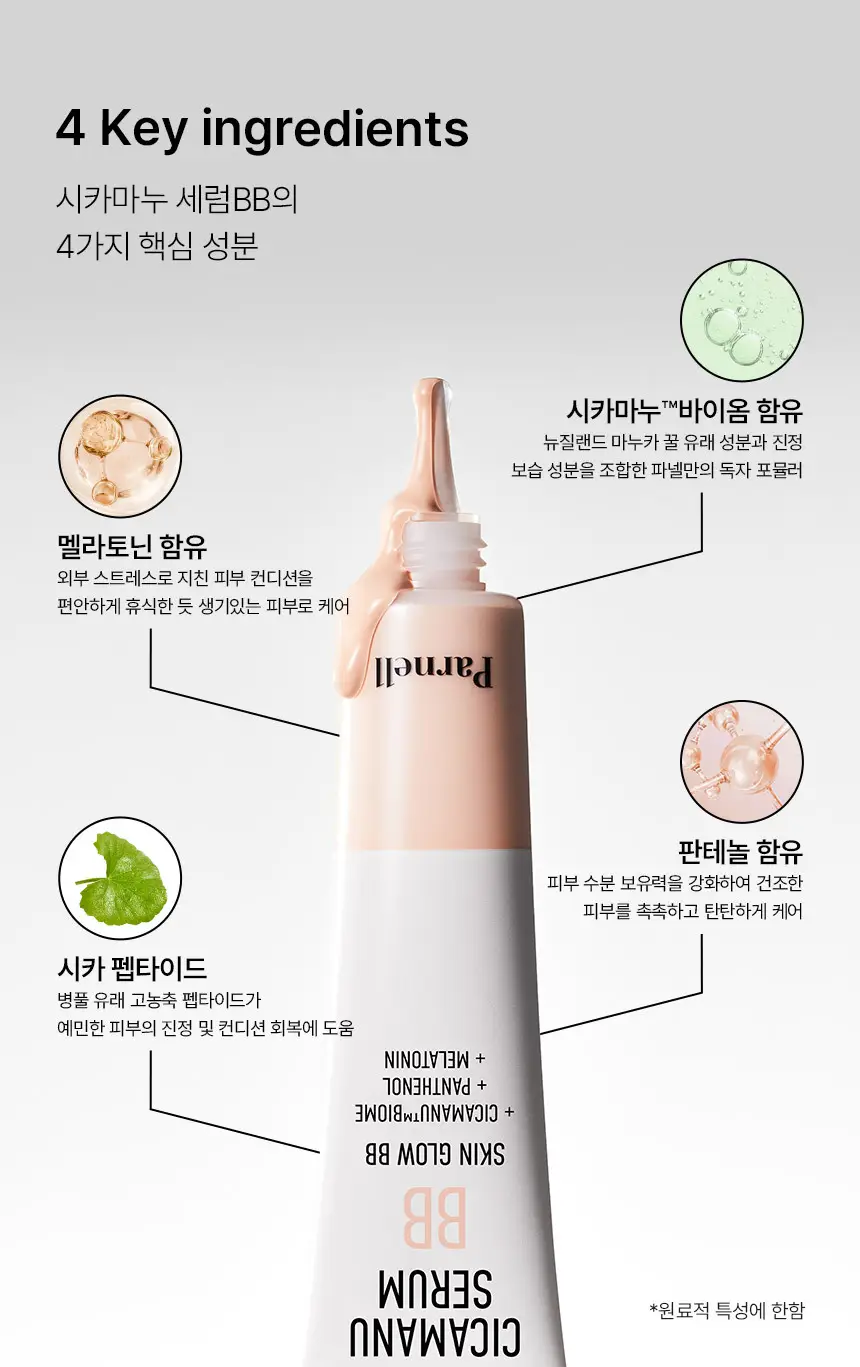 [NEW/진정 세럼베이스] 파넬 시카마누 세럼 비비 30ml (19호/21호) 상세페이지 4